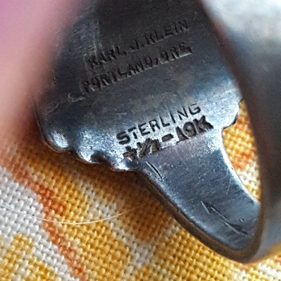 🌙Antique 1939 10k Sterling Class Ring - Picture 5 of 12